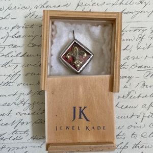 Jewel Kade Petite Fleur de Lis Soldered Pendant